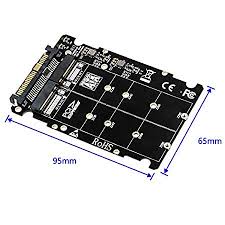 SODIAL M.2 Ssd A U.2 Adaptador 2 En 1 M.2 Nvme Y Sata-Bus Ngff S