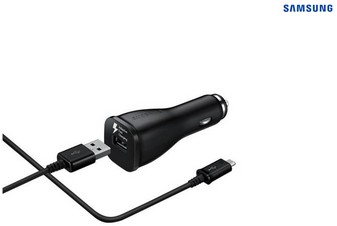 Cargador Samsung de coche con cable USB a Micro USB mic?