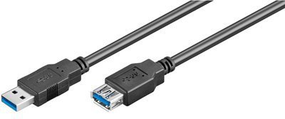 Cable USB 3.0 Macho a USB 3.0 Hembra de 3mts mic? Cable USB 3.0 Macho a USB 3.0 Hembra de 3mts mic?