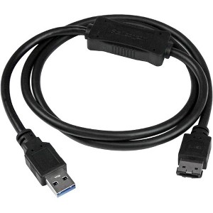 StarTech.com Cable de 91cm Adaptador USB 3.0 a eSATA para Disco