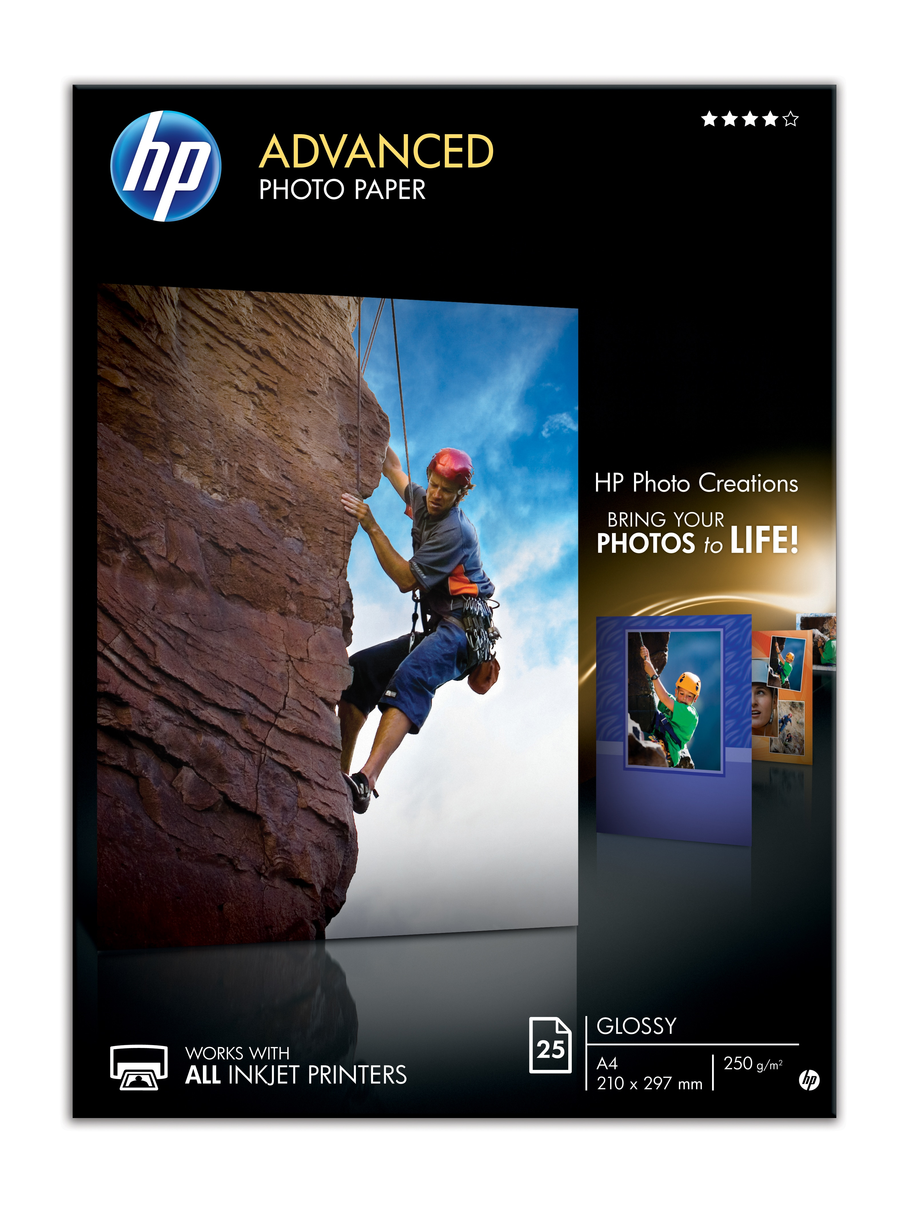 HP Paper Photo/Adv Glossy A4 25sh