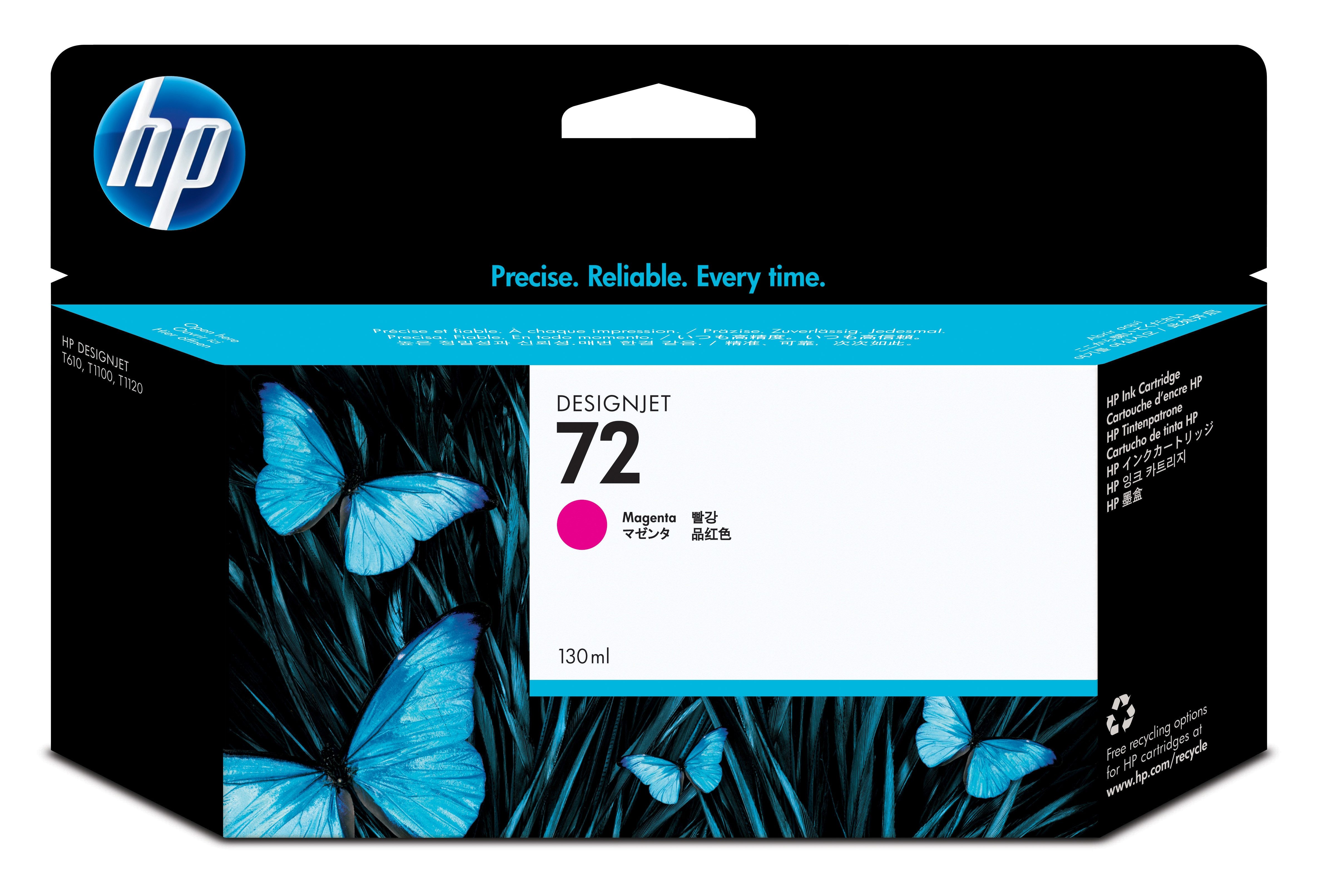 HP 72 Magenta Ink Cart/Vivera Ink