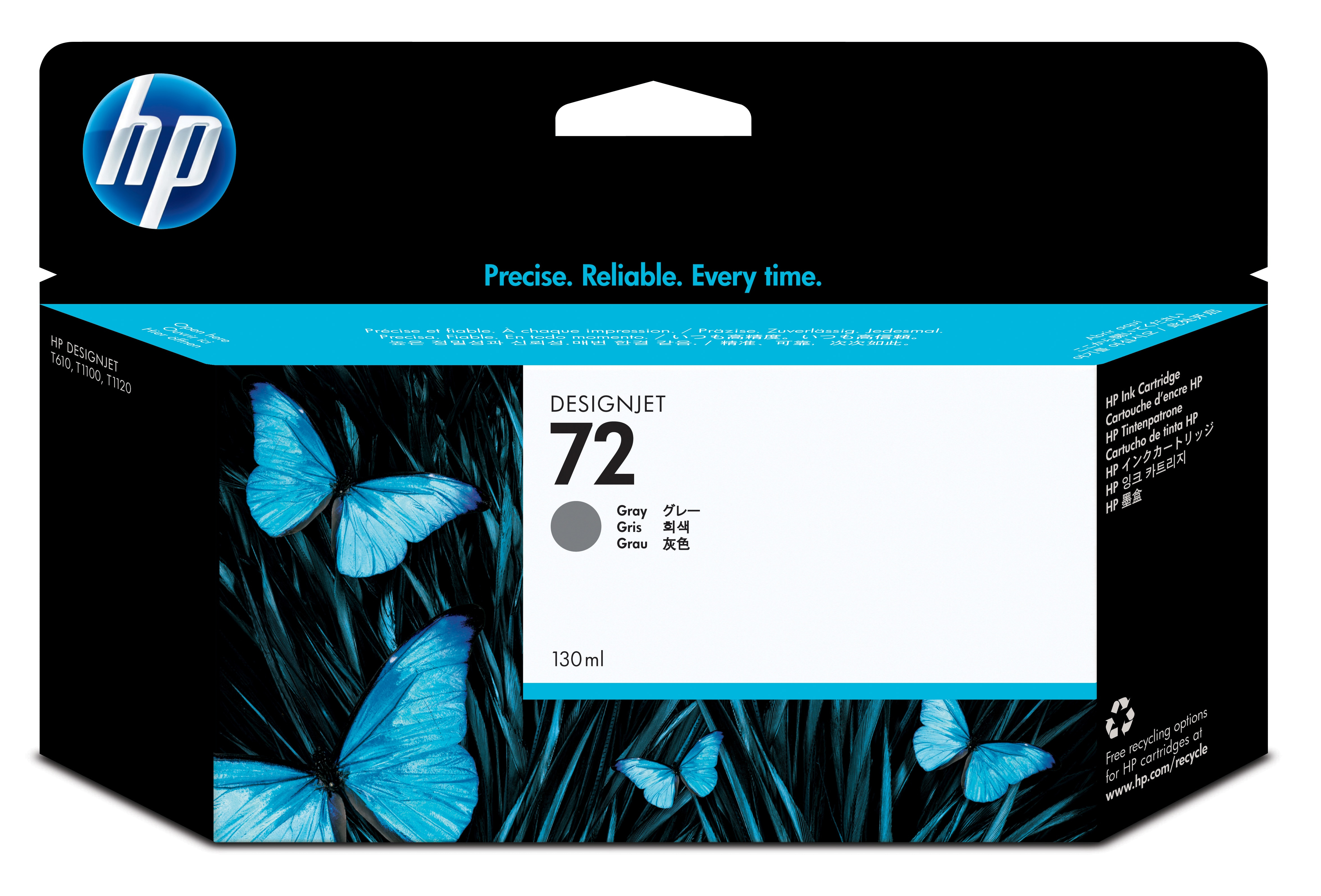 HP 72 Grey Ink Cart/Vivera Ink