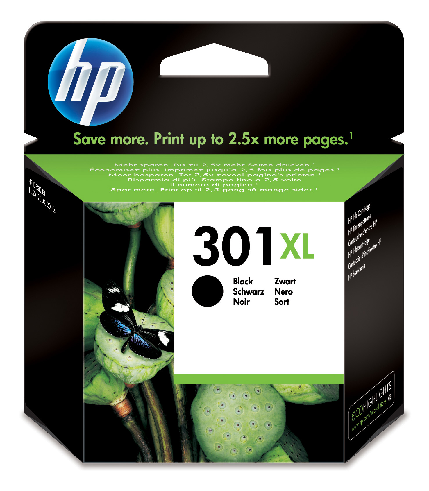 Blister/HP 301XL Black Ink Cartridge