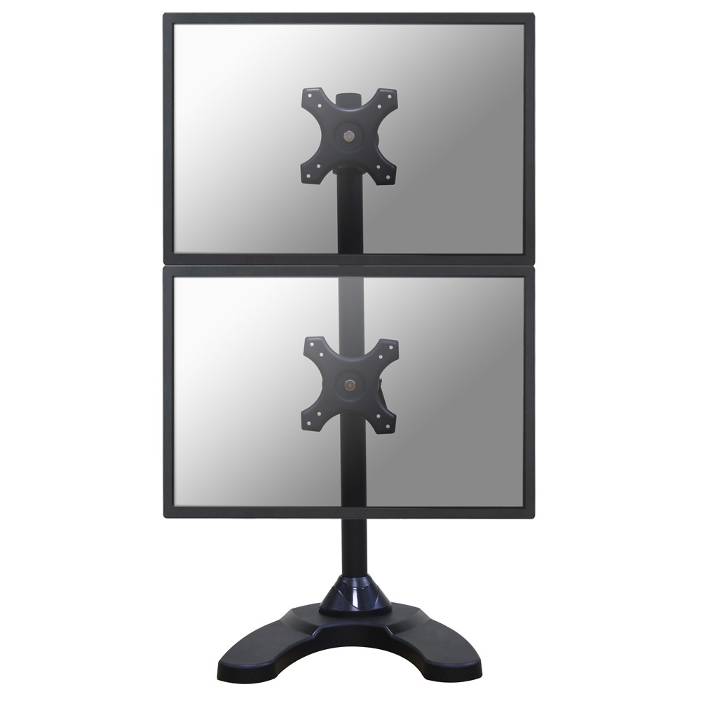 Desk Mount Dual 10-27" Grom BLACK