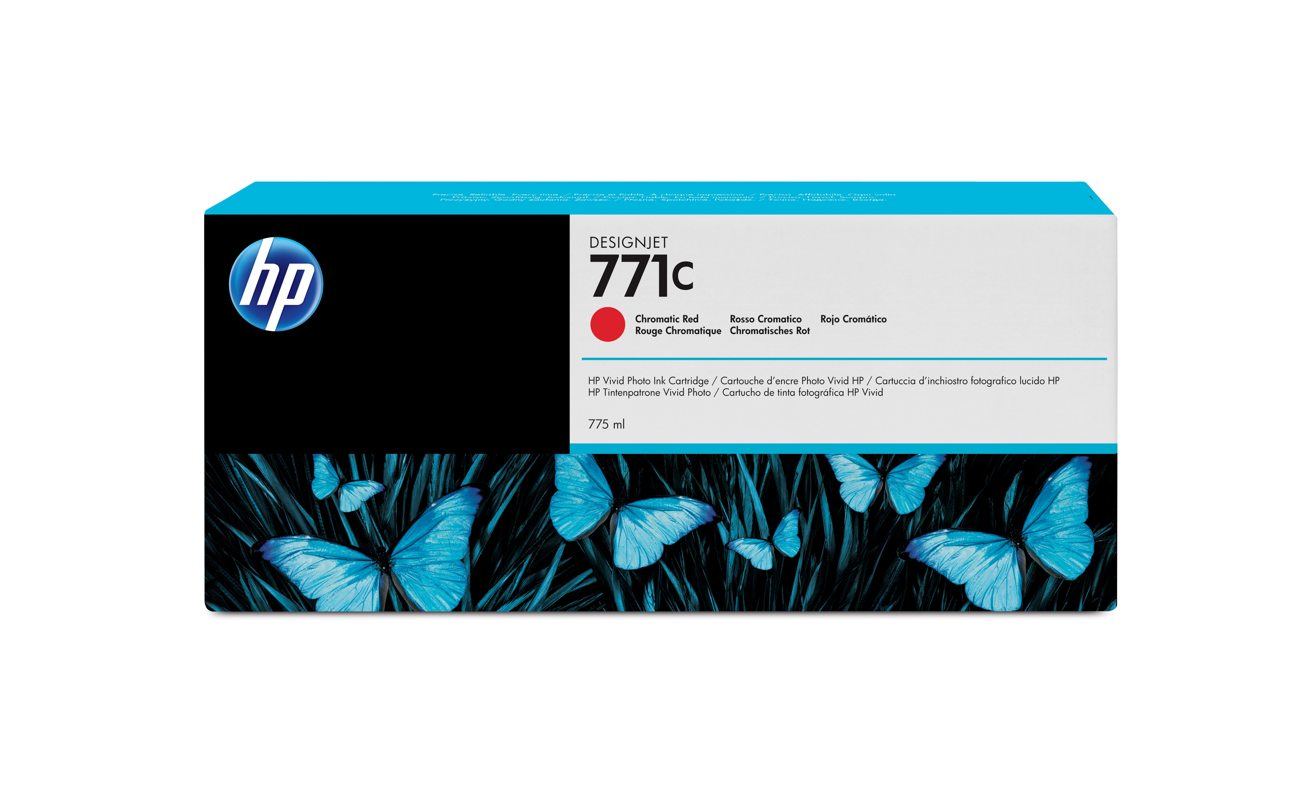 HP 771C Chrom Red DsgJet Ink Cart