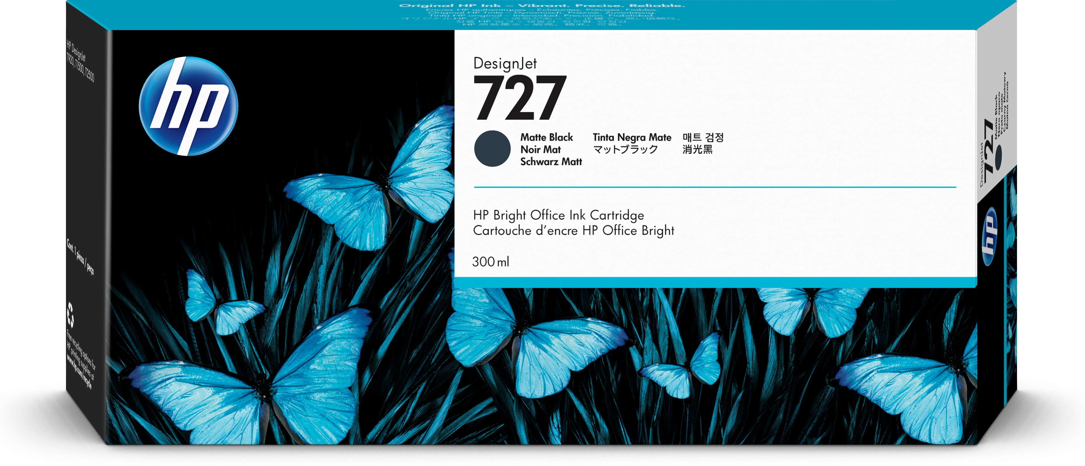 HP 727 Matte Black Ink Cartridge