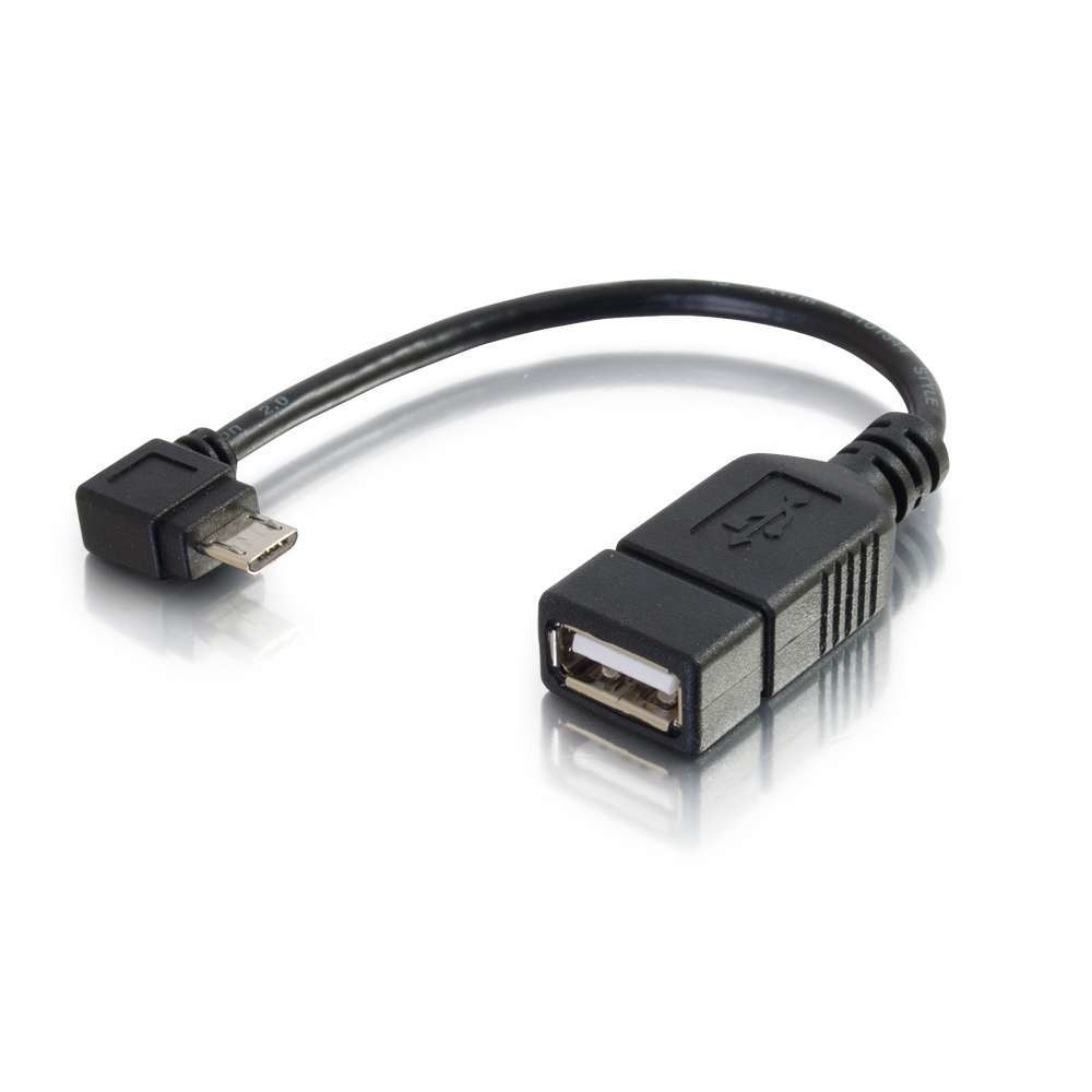 Cable/15cm Micro B Male to USB A Female