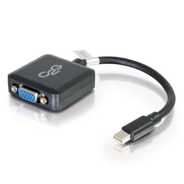 20cm Mini DisplayPort M to VGA F BLK