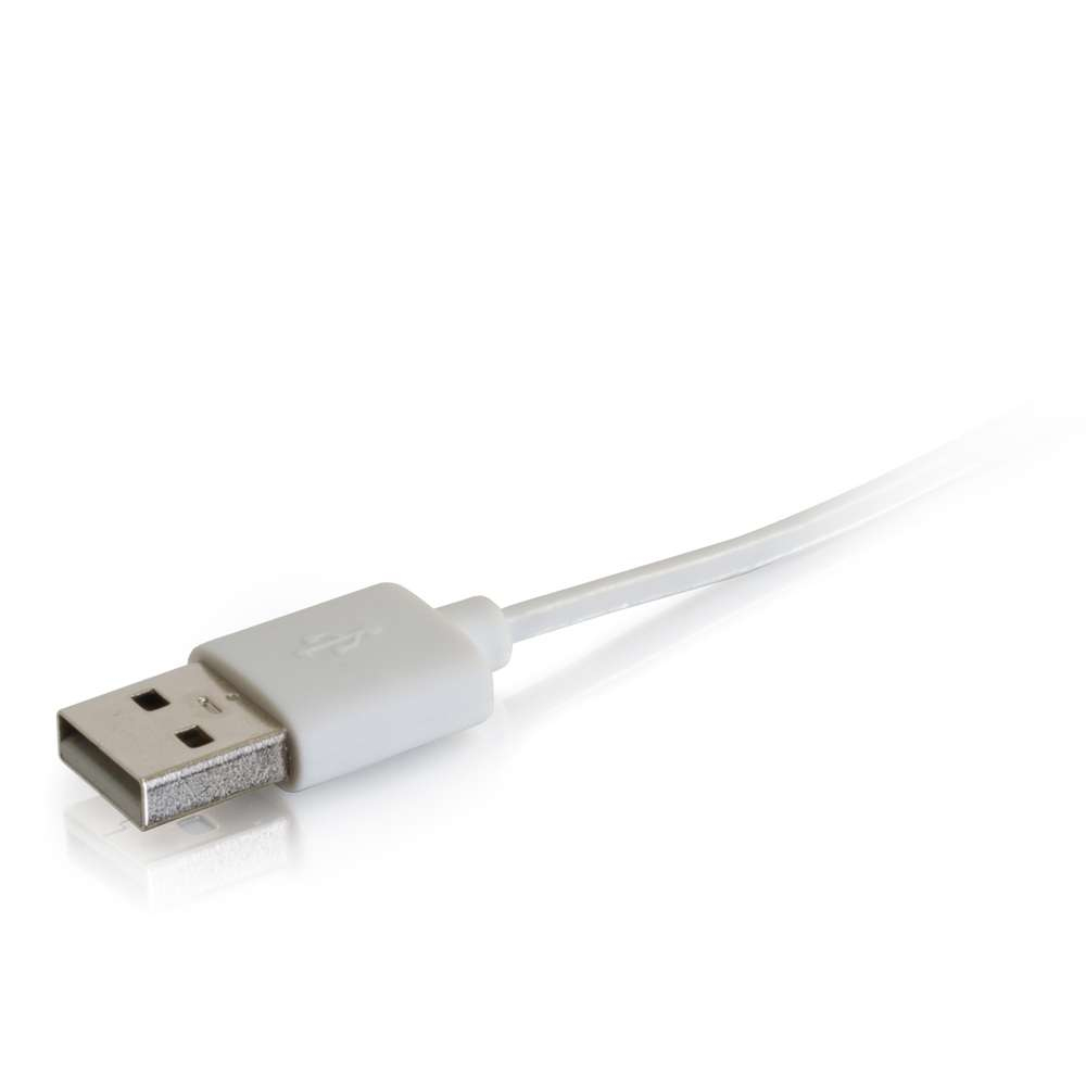 1m USB A to Lightening Cable White