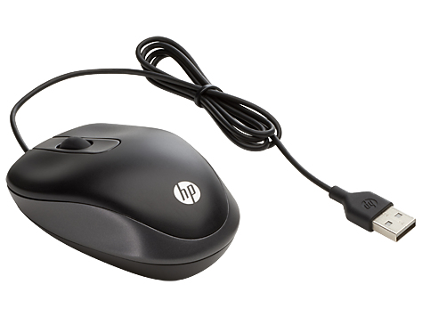 HP USB Wired Travel Mouse