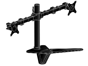DS1002D-B1+Flexible Desk Stand Dual