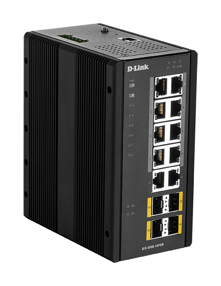 L2 Managed Switch 10xG 8 PoE 4xSFP