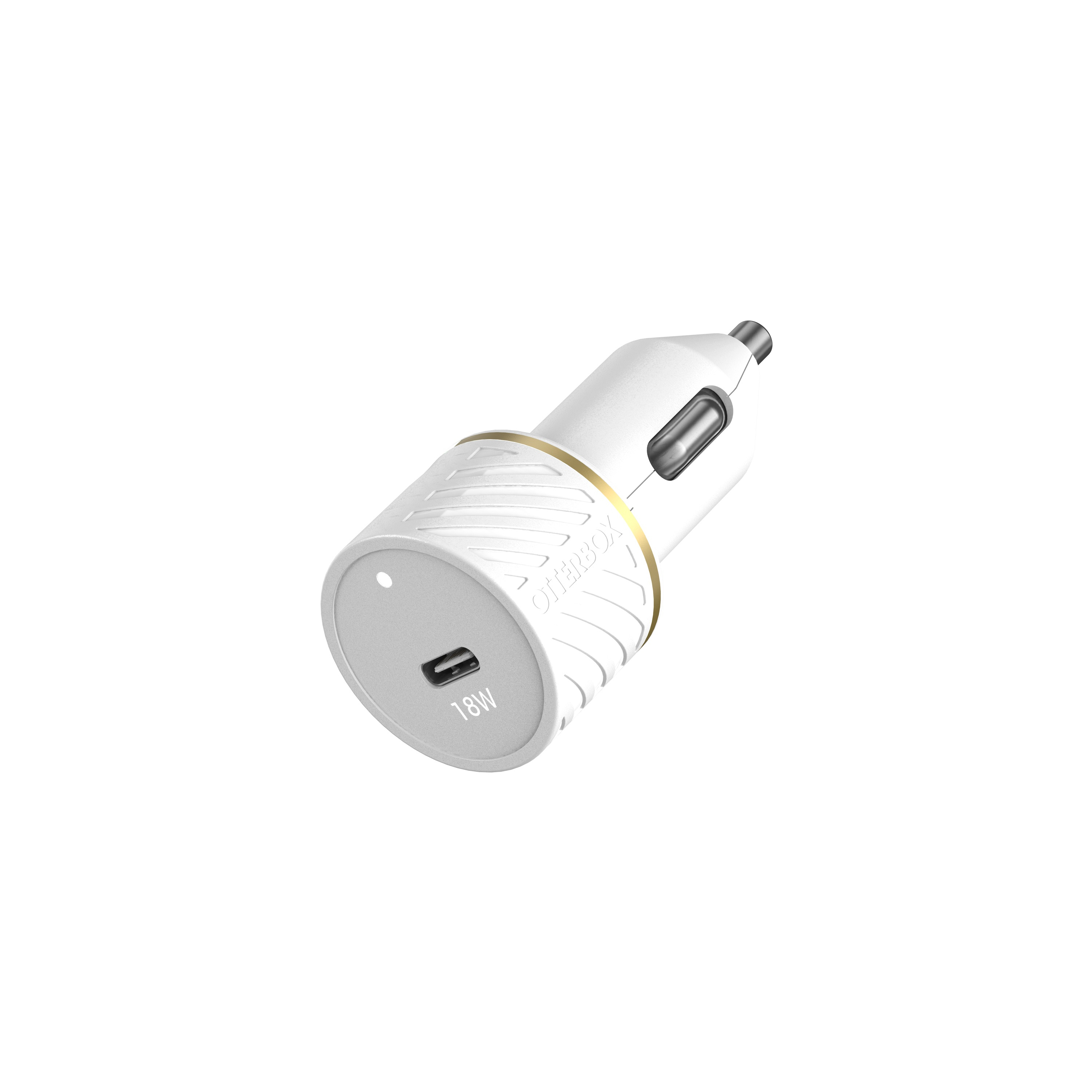 Car Charger 18W USB C 18W White