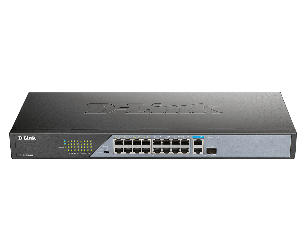 18-Port 10/100 Unmanaged long range PoE