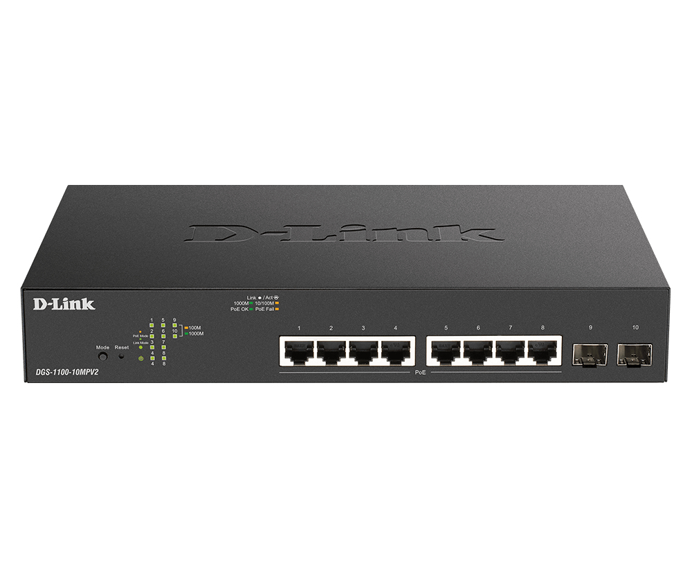 10-Port PoE+Gigabit Smart Switch