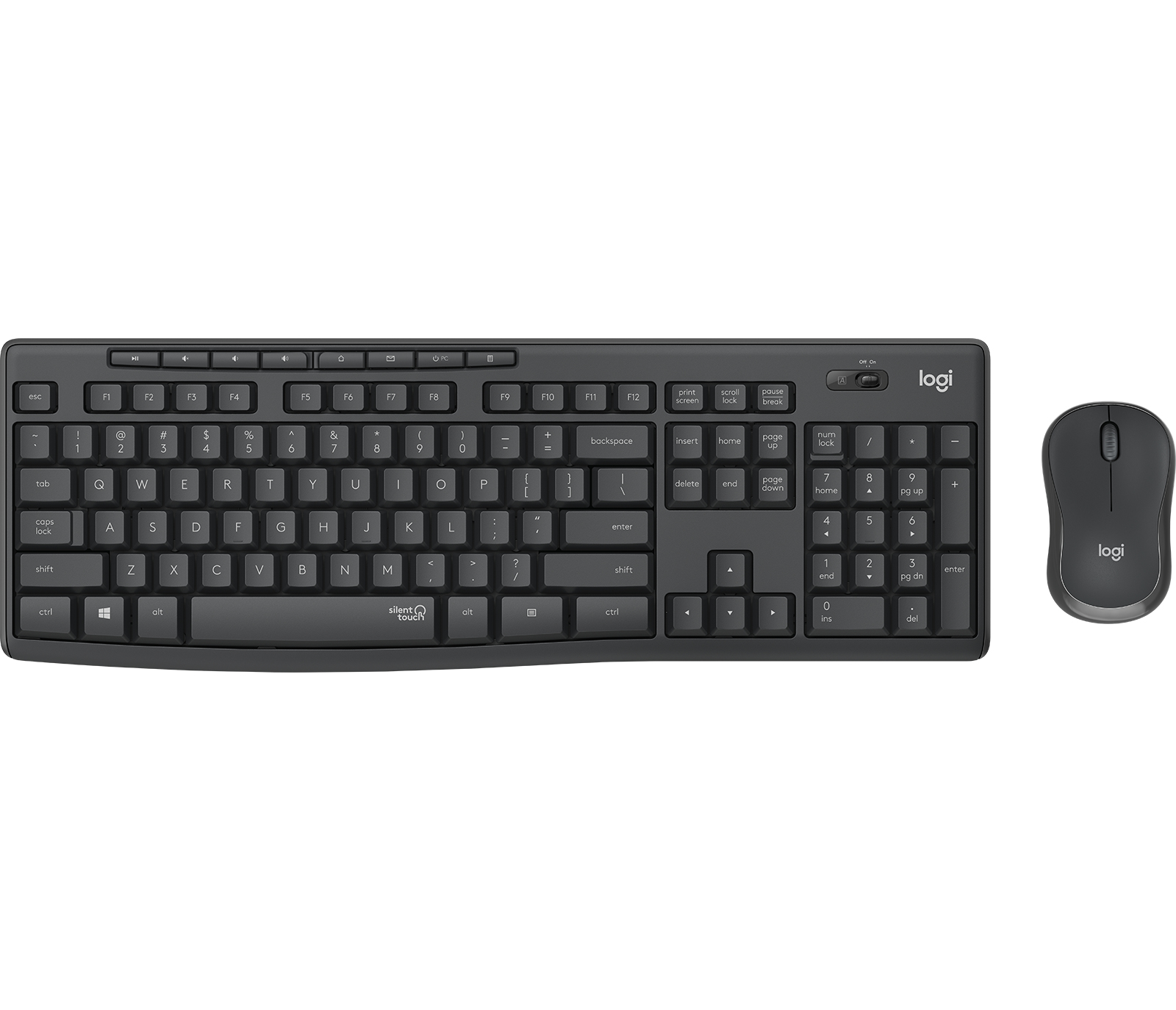 MK295 Silent Wireless Combo GRAPHITE PTG MK295 Silent Wireless Combo GRAPHITE PTG